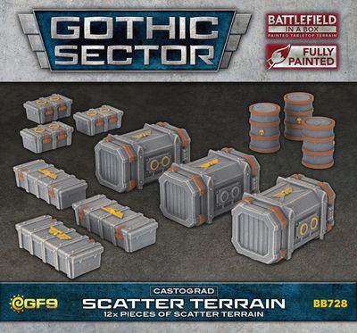 Battlefield in a Box: Gothic Sector: Castograd Scatter Terrain
