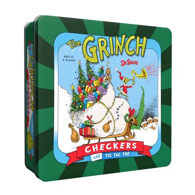 The Grinch - Checkers &amp; Tic Tac Toe Collector's Game Set