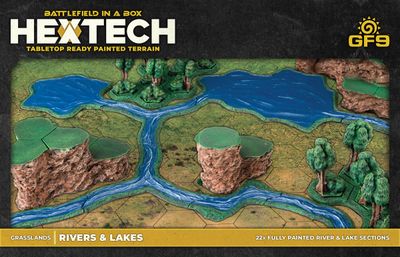 Battlefield in a Box: Hextech Grasslands Rivers and Lakes