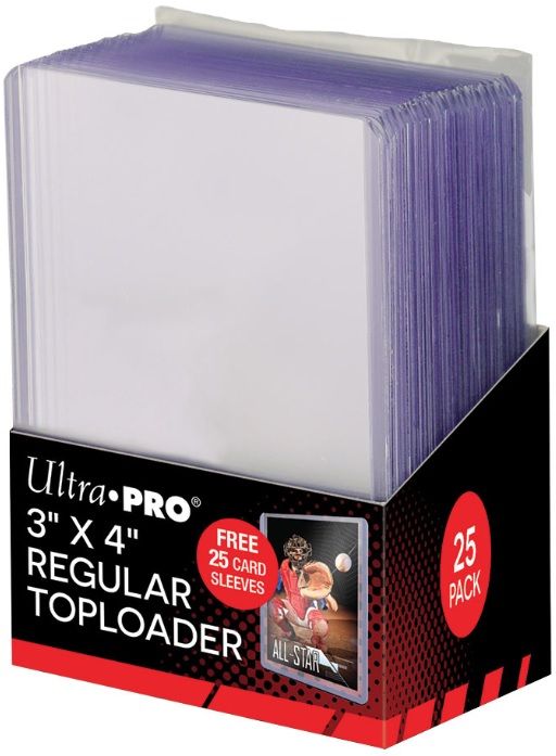 Toploaders - 3" x 4" - Ultra Pro - 25/pk + 25 Sleeves