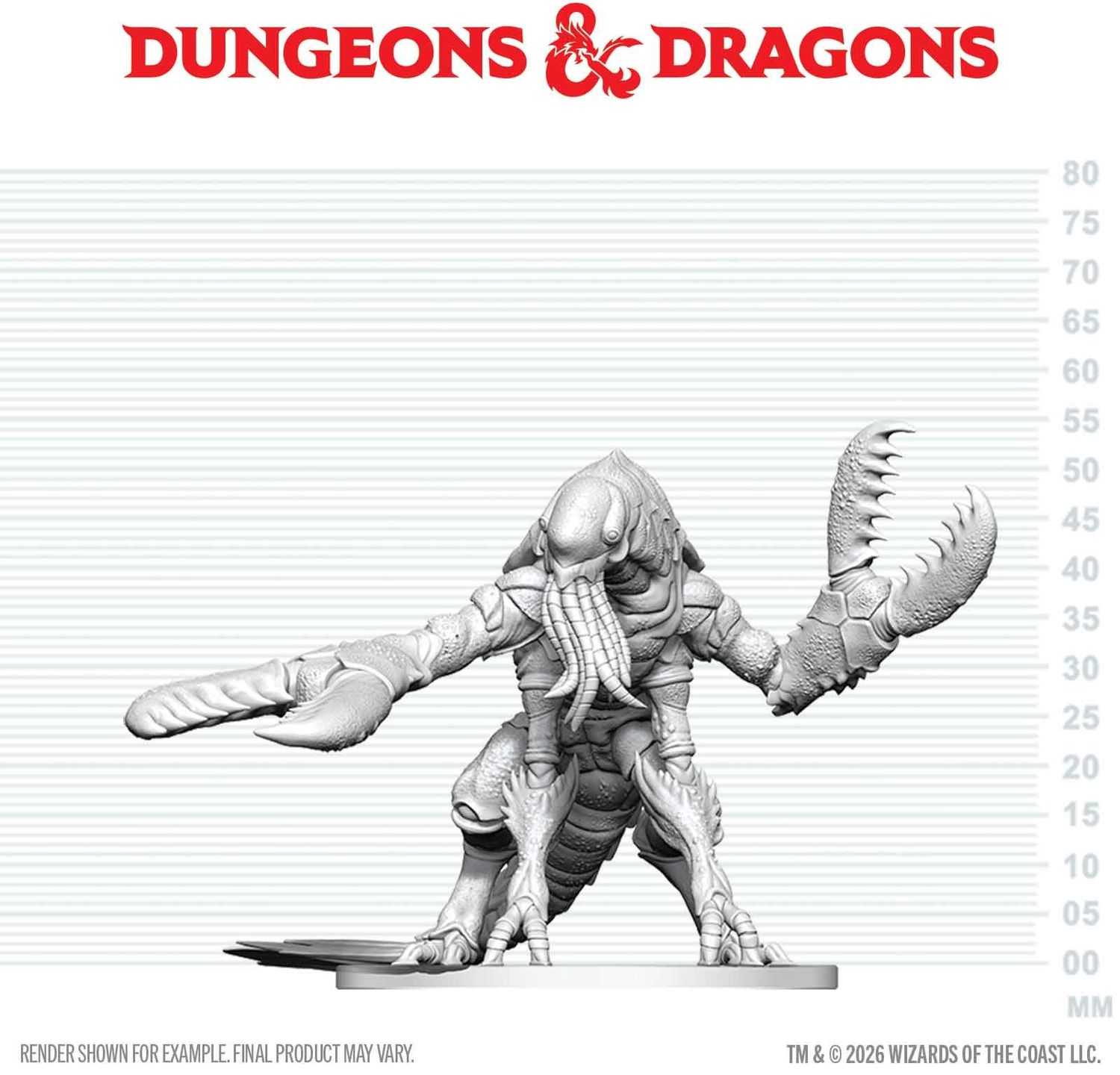 Wizkids Primed Miniatures - Monster - Chuul