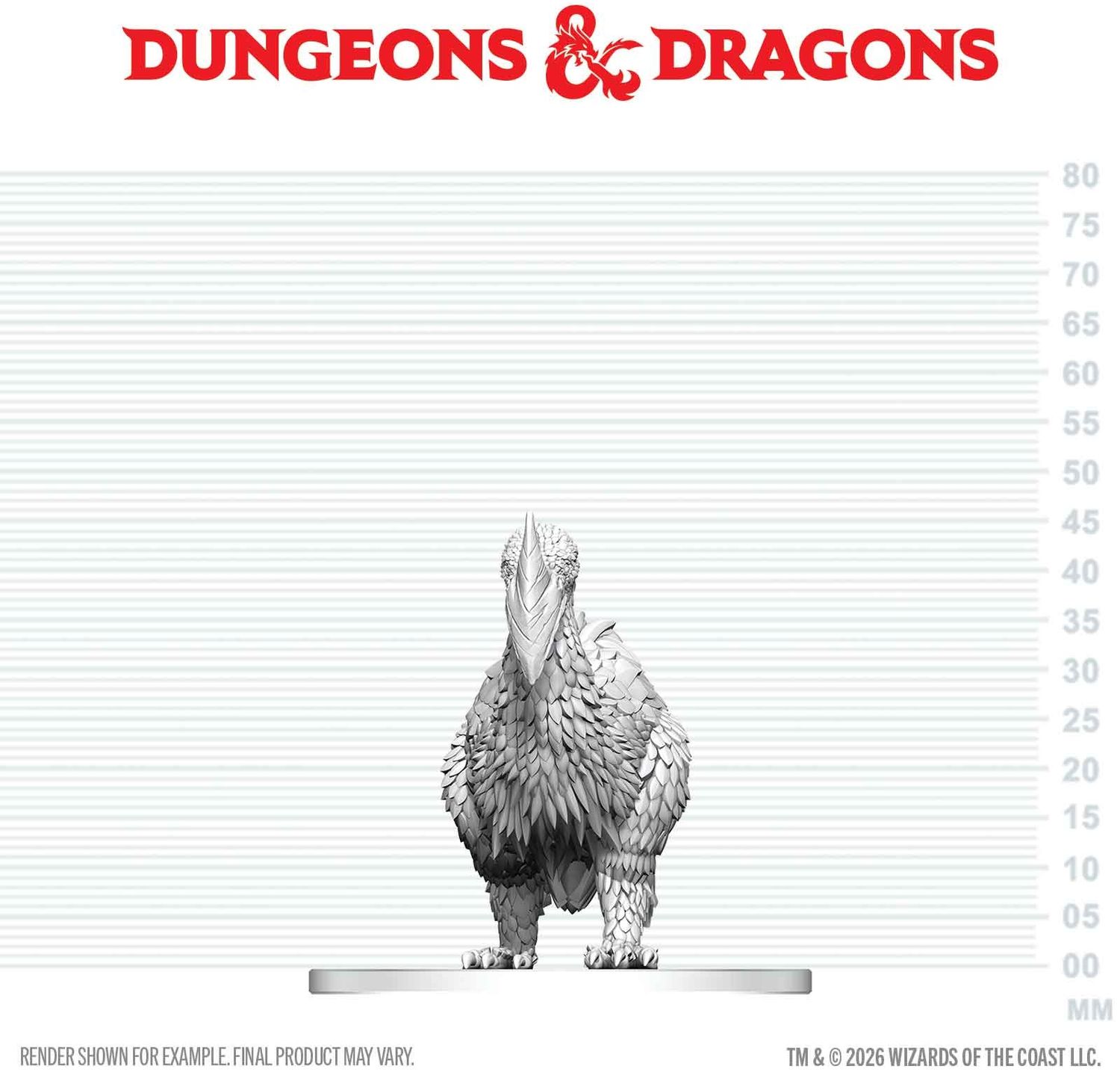 Wizkids Primed Miniatures - Monster - Axe Beak