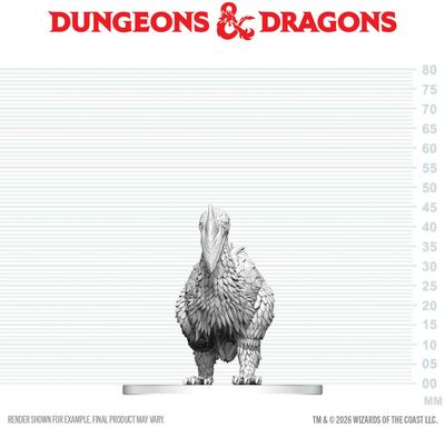 Wizkids Primed Miniatures - Monster - Axe Beak