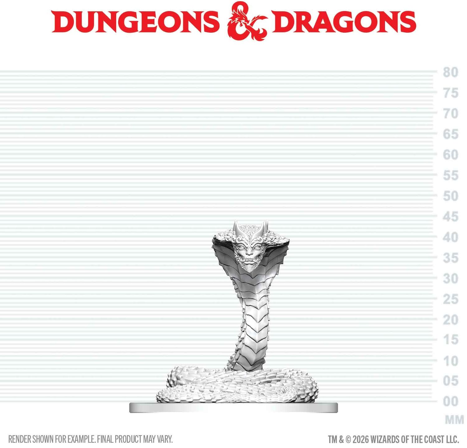 Wizkids Primed Miniatures - Monster - Guardian Naga
