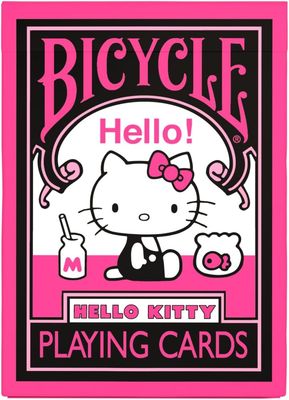 Playing Cards - Bicycle: Hello Kitty Black &amp; Pink