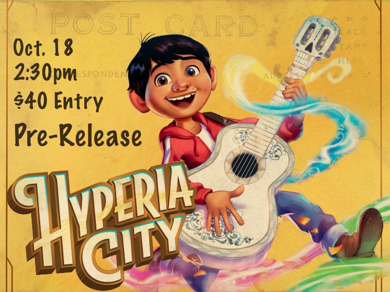 Lorcana: Hyperia City Pre-Release Oct. 18 @ 2:30pm