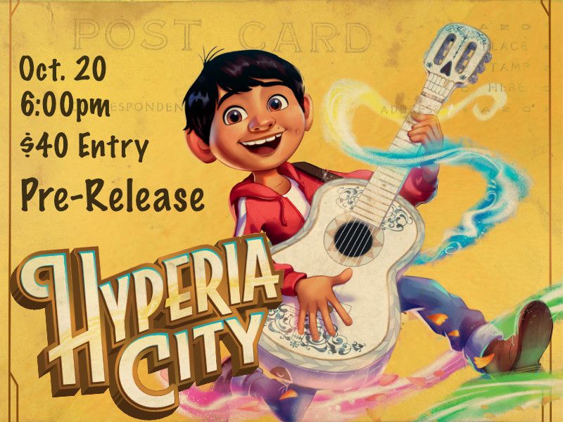 Lorcana: Hyperia City Pre-Release Oct. 20 @ 6:00pm