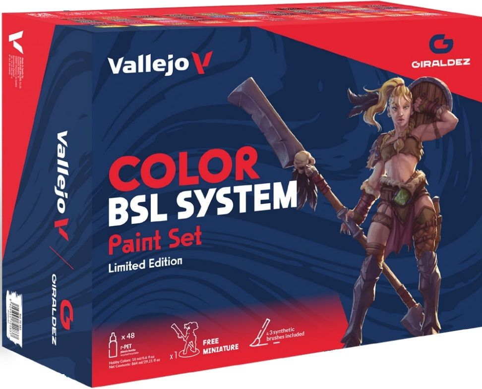 Vallejo: BSL (Base - Shadow - Light) Paint Set