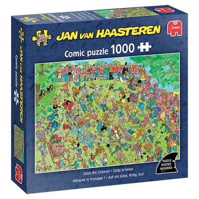1000 pcs - Jan van Haasteren: Seize the Cheese!