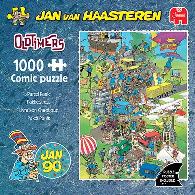 1000 pcs - Jan van Haasteren: Parcel Panic