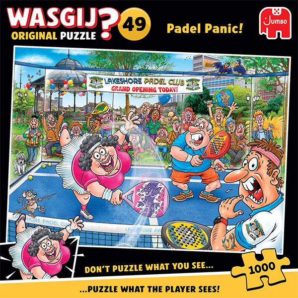1000 pcs - WASGIJ Original: #49, Padel Panic!