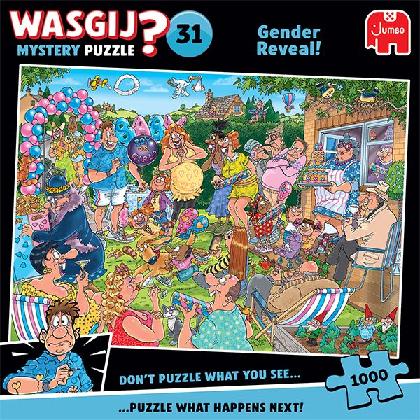 1000 pcs - WASGIJ Mystery: #31, Gender Reveal!