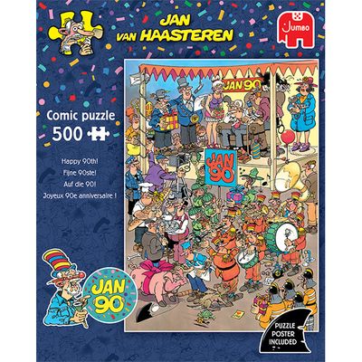 500 pcs - Jan van Haasteren: Happy 90th!
