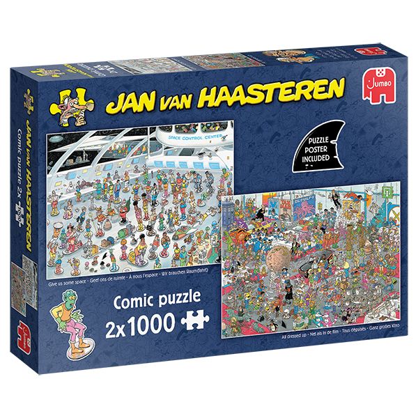 2x1000 pcs - Jan van Haasteren: Give Us Some Space / All Dressed Up