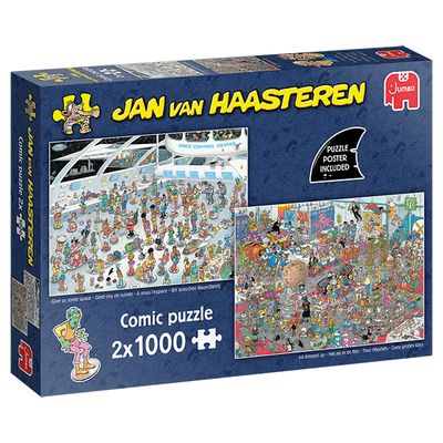 2x1000 pcs - Jan van Haasteren: Give Us Some Space / All Dressed Up