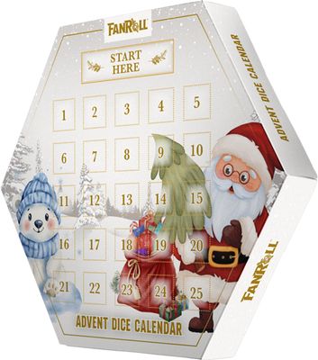 Fanroll Advent Dice Calendar 2026