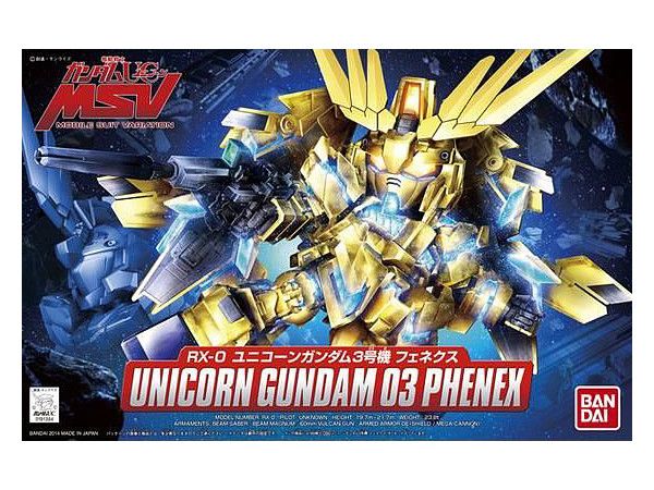 Unicorn Gundam 03 Phenex Gundam Unicorn Model Kit
