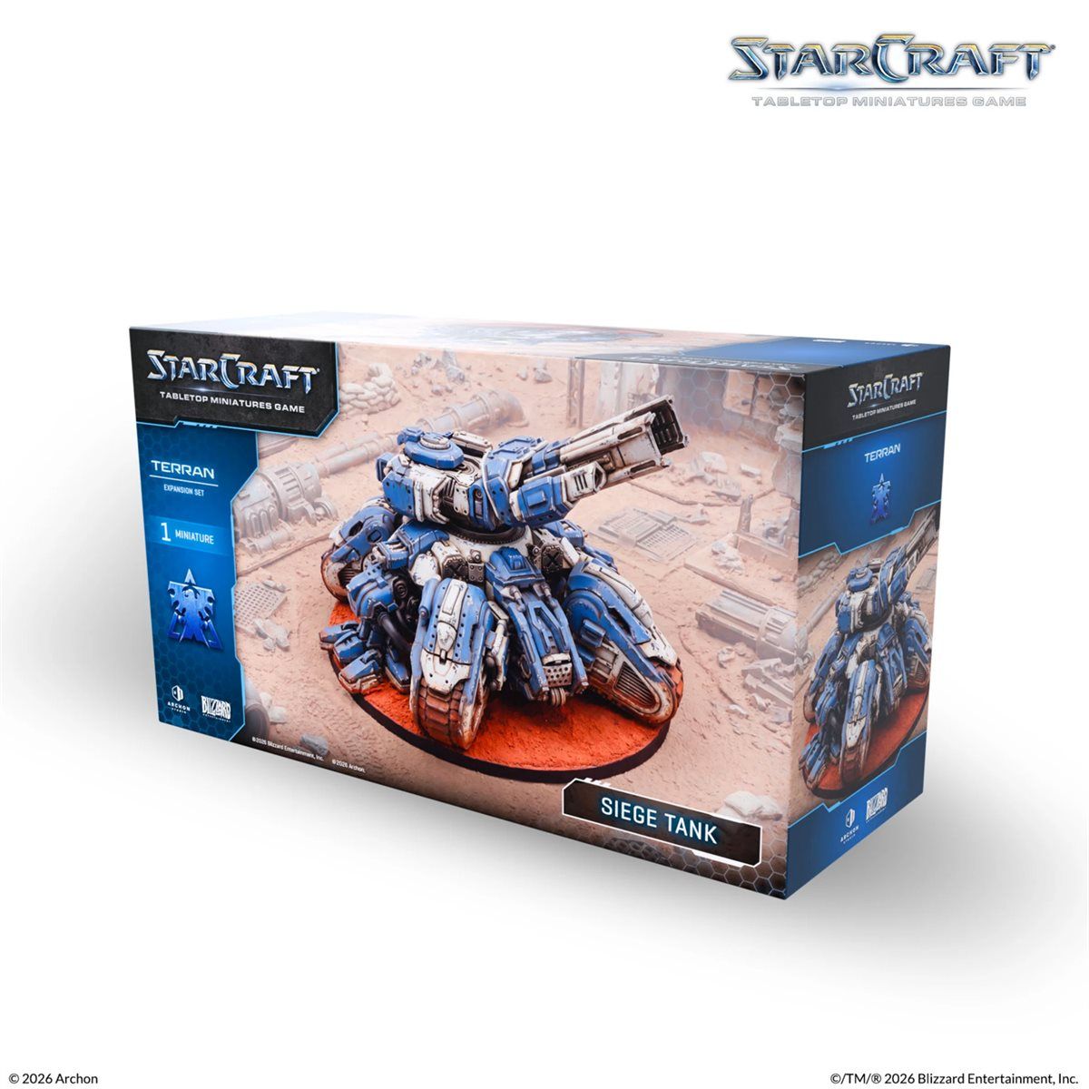 **PRE-ORDER** Starcraft: The Miniatures Game: Terran: Siege Tank Expansion Set