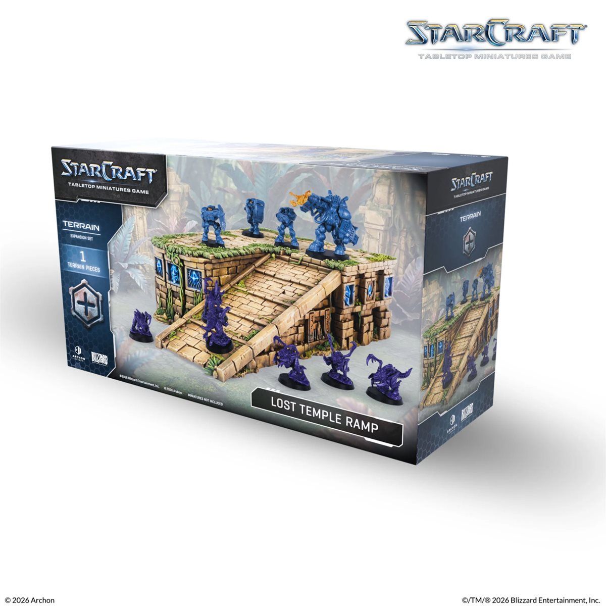 **PRE-ORDER** Starcraft: The Miniatures Game: Lost Temple Ramp - Terrain Expansion Set