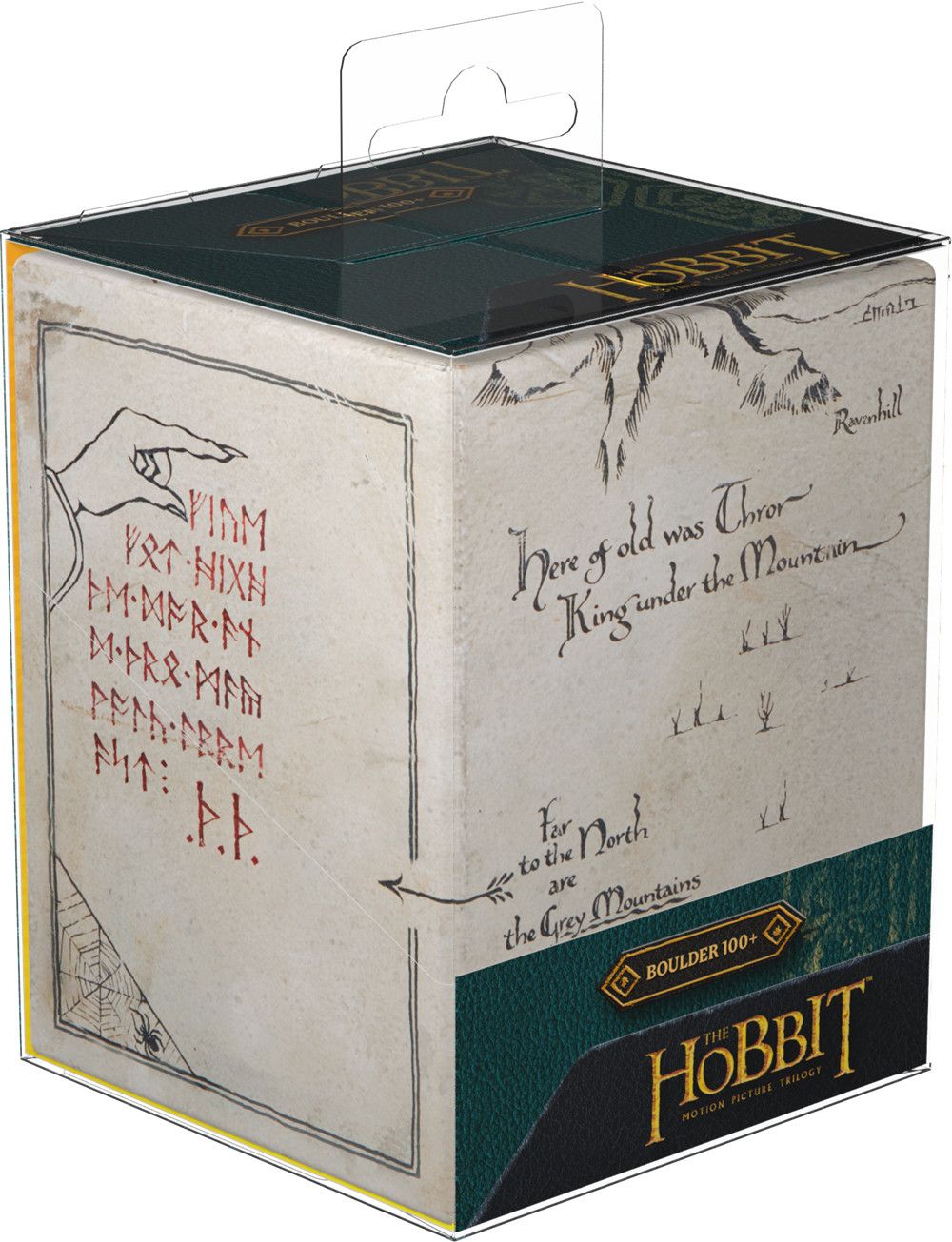 Deck Box - Boulder (100+) - The Hobbit - Thror's Map