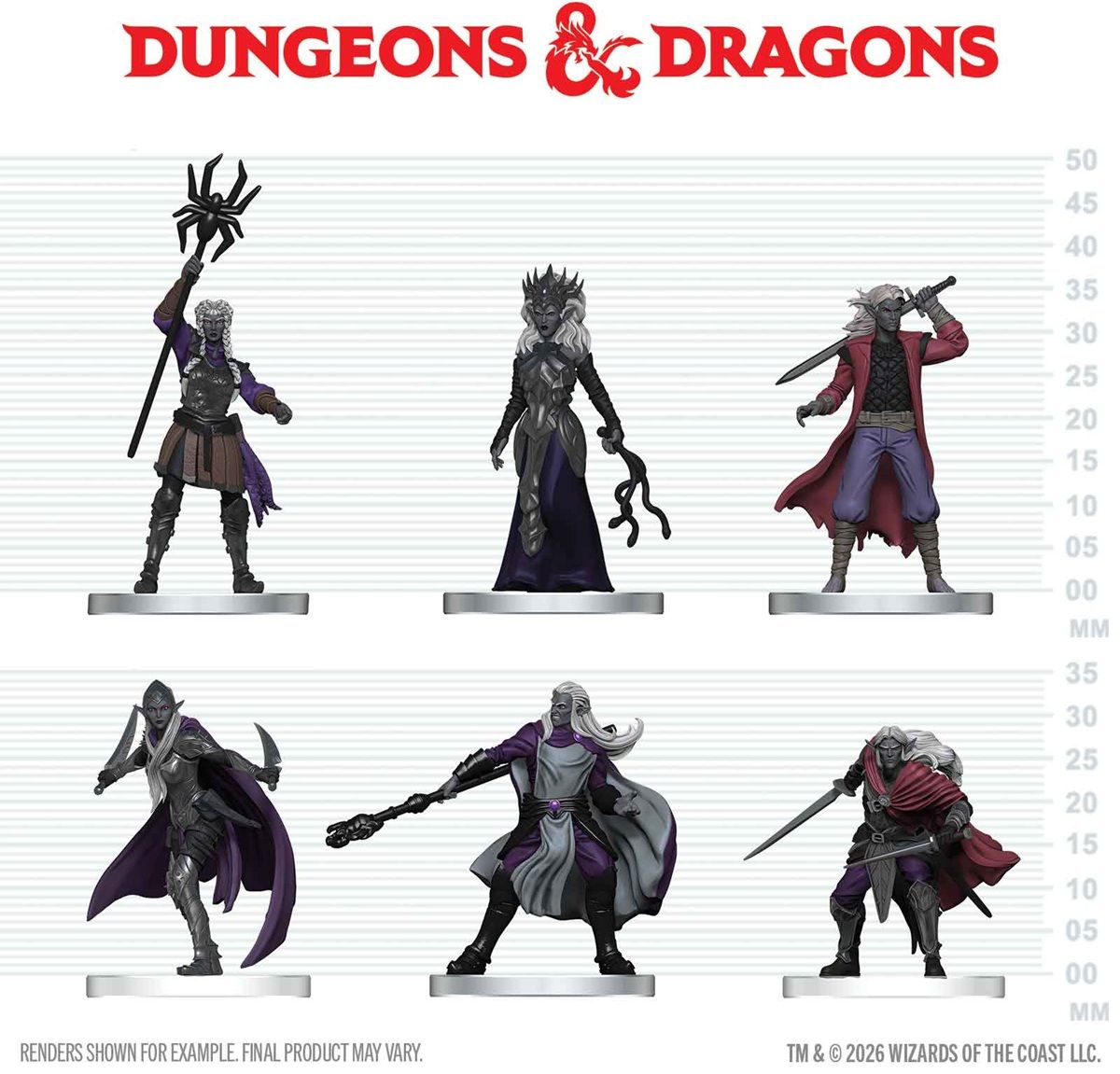 Wizkids Premium Painted Miniatures: Drow Warband