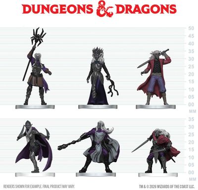 Wizkids Premium Painted Miniatures: Drow Warband