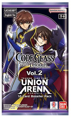 Union Arena TCG - Code Geass Lelouch of Rebellion Vol. 2 Booster Pack