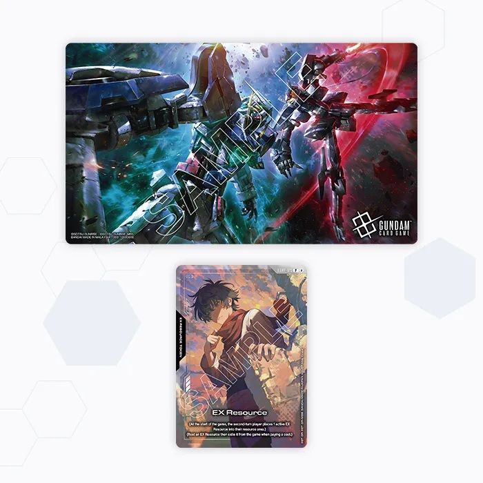 Gundam CG: Playmat &amp; Card Set (Mobile Suit Gundam 00)