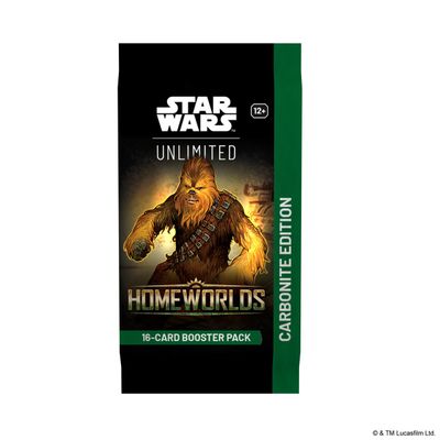 Star Wars Unlimited TCG Homeworlds Carbonite Booster Pack