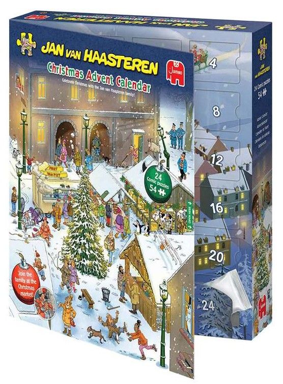 24x54 pcs - Jan van Haasteren Puzzle Advent Calendar 2026