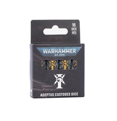 Warhammer 40K: Adeptus Custodes - Dice Set (2026)