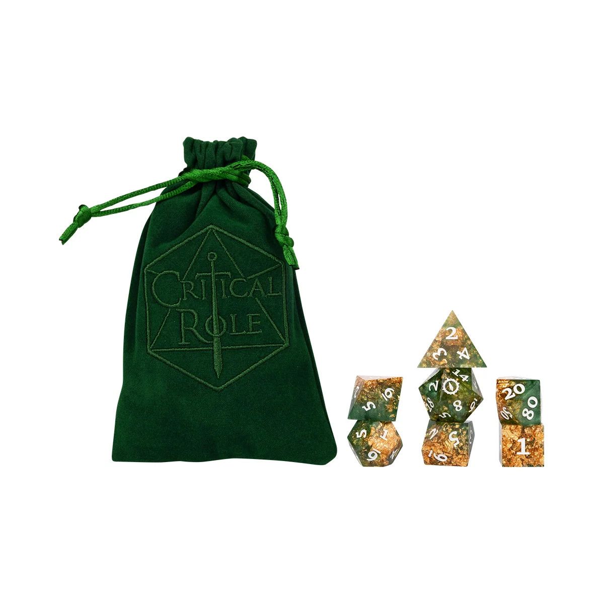7-Piece RPG Dice Set with Bag: Araman Faction -, Type: Seekers