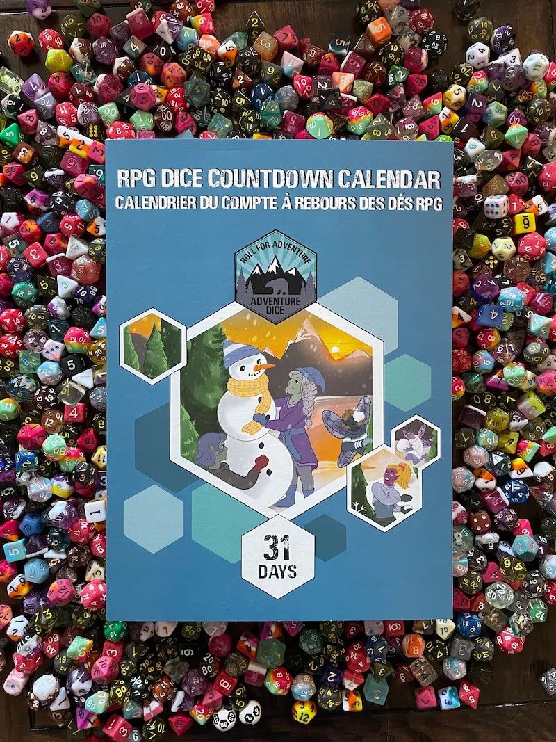 2026 RPG Dice Advent Calendar - Deluxe 31 Days