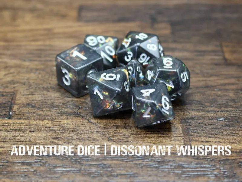 7-Piece RPG Dice Set: Dissonant Whispers