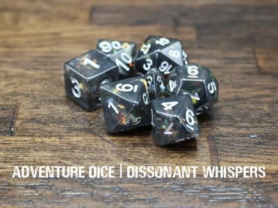 7-Piece RPG Dice Set: Dissonant Whispers