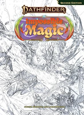 Pathfinder RPG 2E Impossible Magic Sketch Cover
