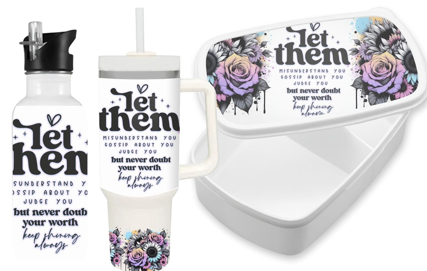 Lunchbox and Water Bottle Gift Set