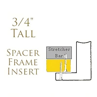 Spacer Frame Insert, Select Spacer Size: 3/4" Tall Spacer Frame Insert