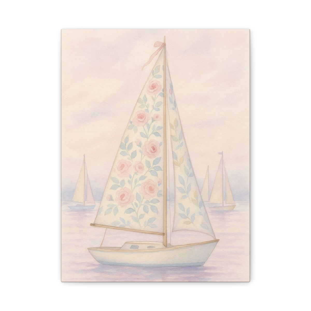 Pretty Regatta Floral Sails Wall Art