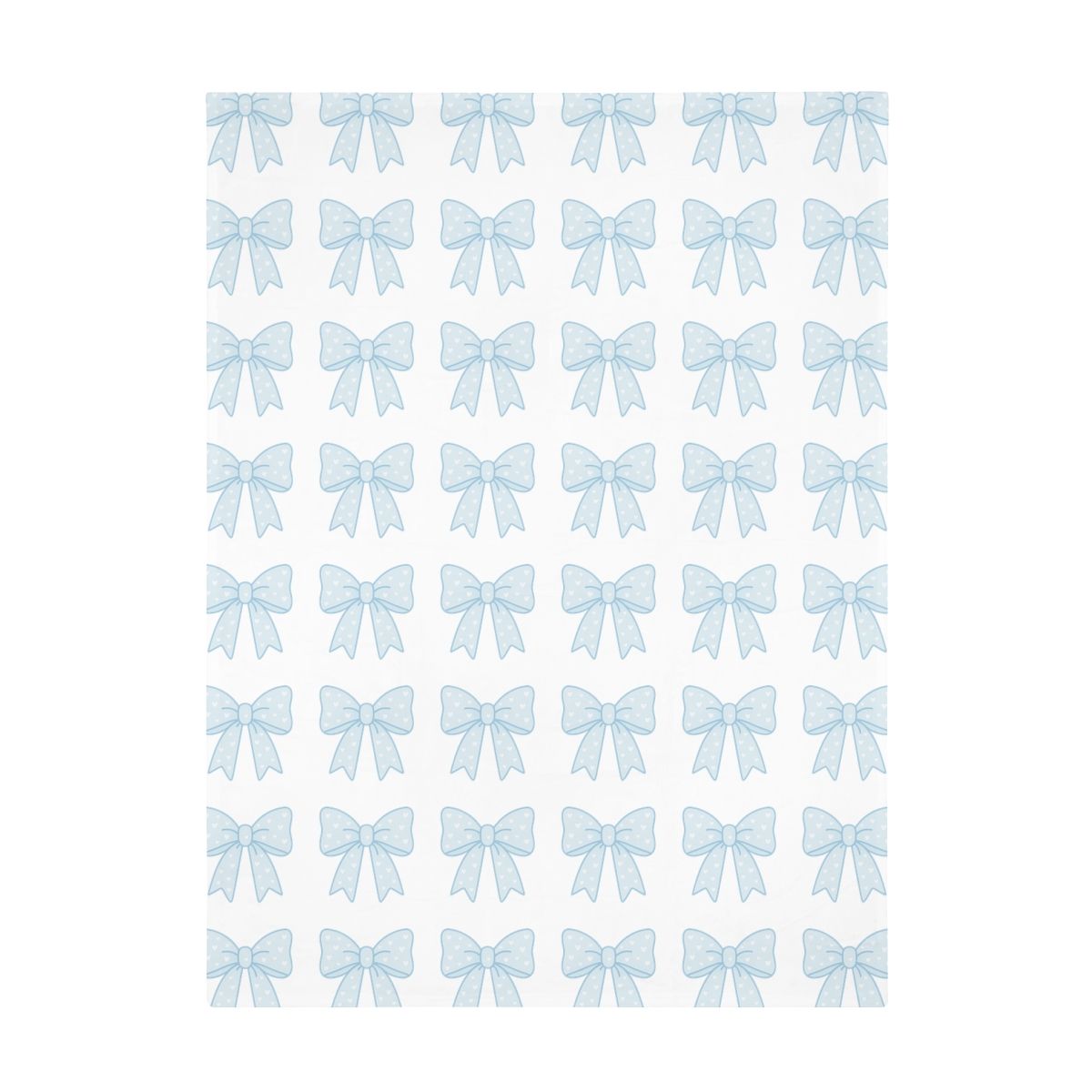 Blue Bow Throw 