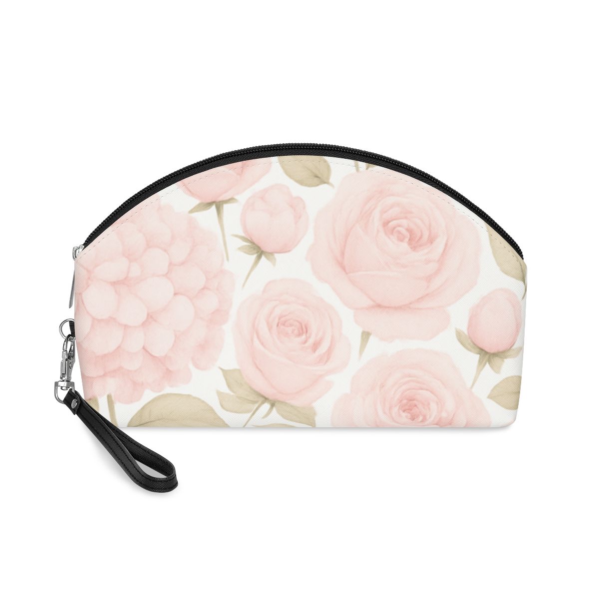 Travel Cosmetic Pouch - Blooms in Pink