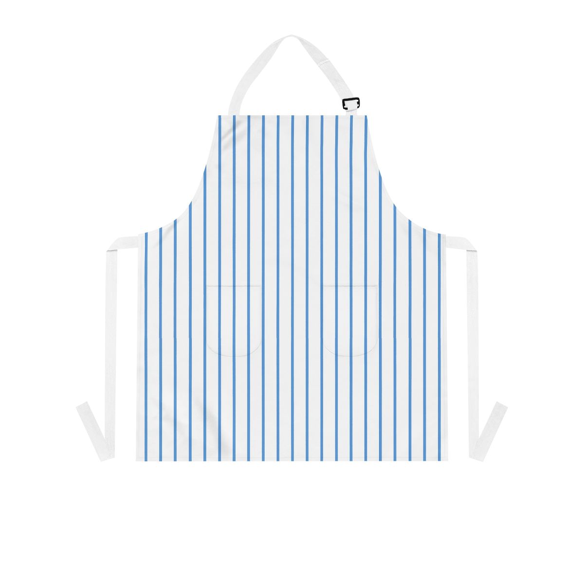 Cornflower Blue  and White  Apron, Sizes: One size, Strap colors: White