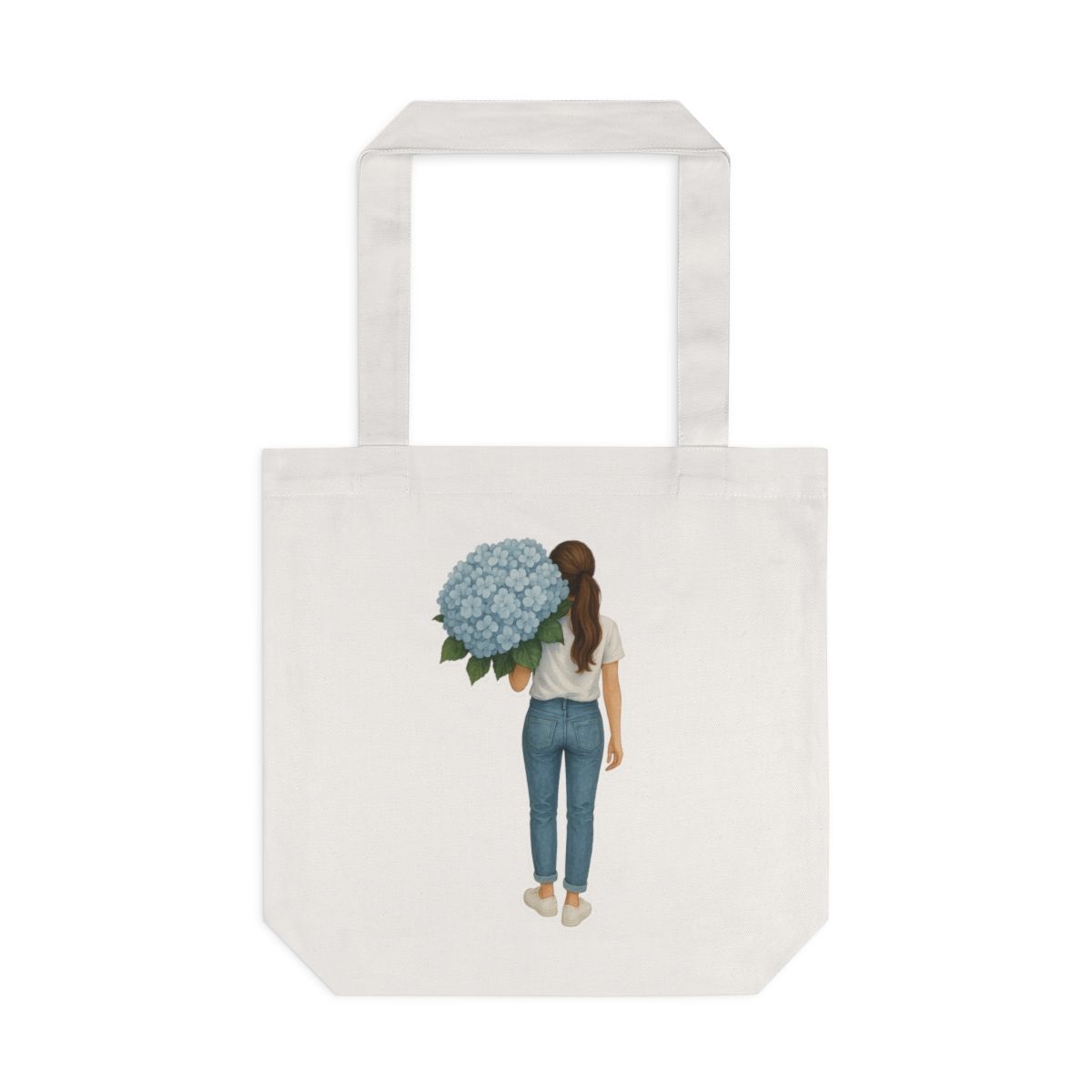 Hydrangea Girl Tote