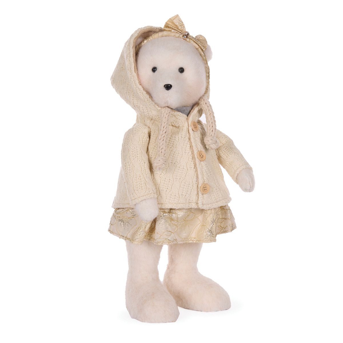 Frosted Knitted Mrs. Bear