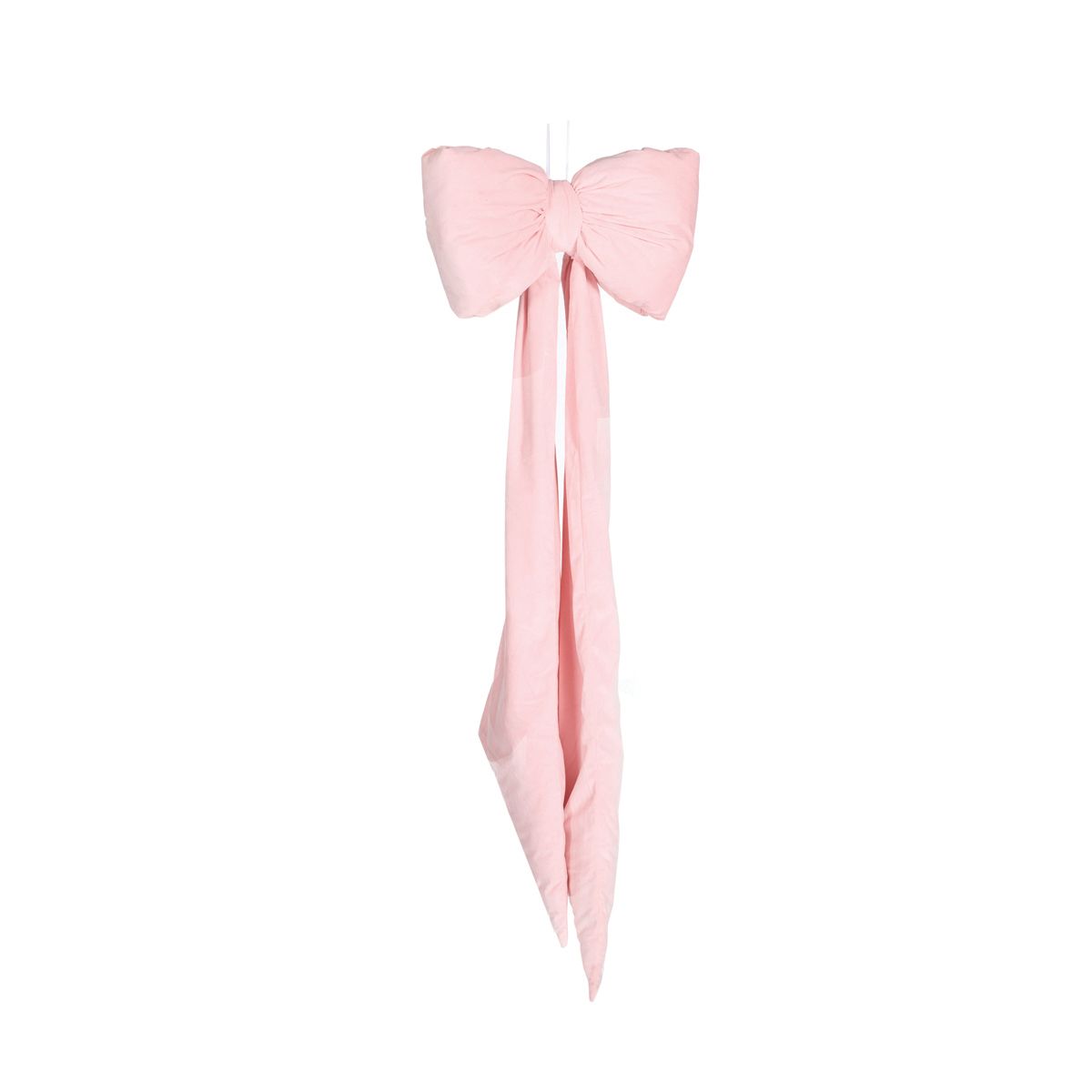 Pink Elongated Bow-51 X 14 X 162 CM | MATERIAL: FABRIC