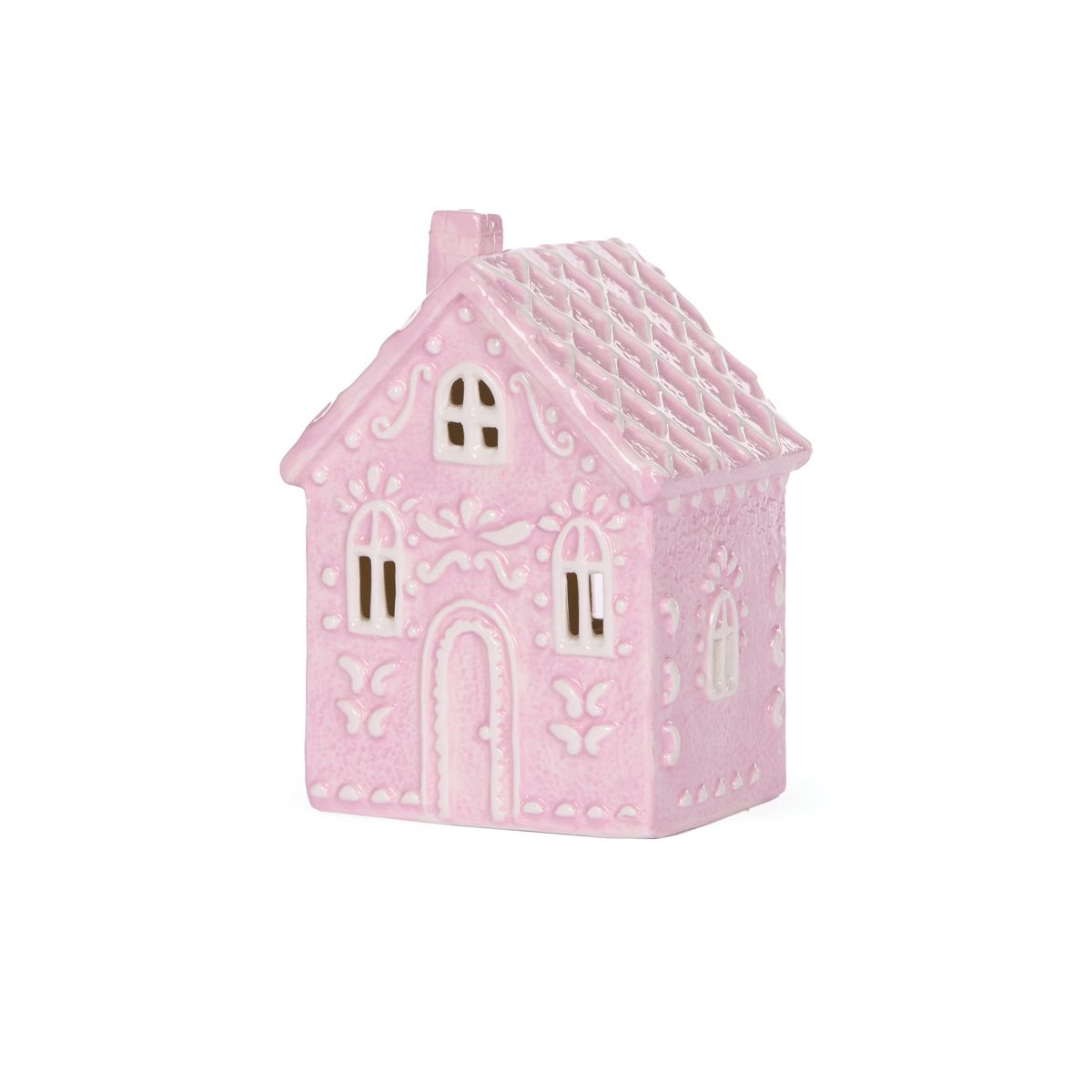 LED Pink Gingerbread Tavern