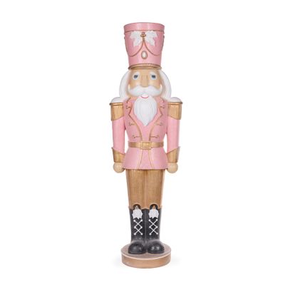 LED Pink and Champagne Nutcracker