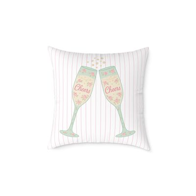 Cheers Clink Pillow