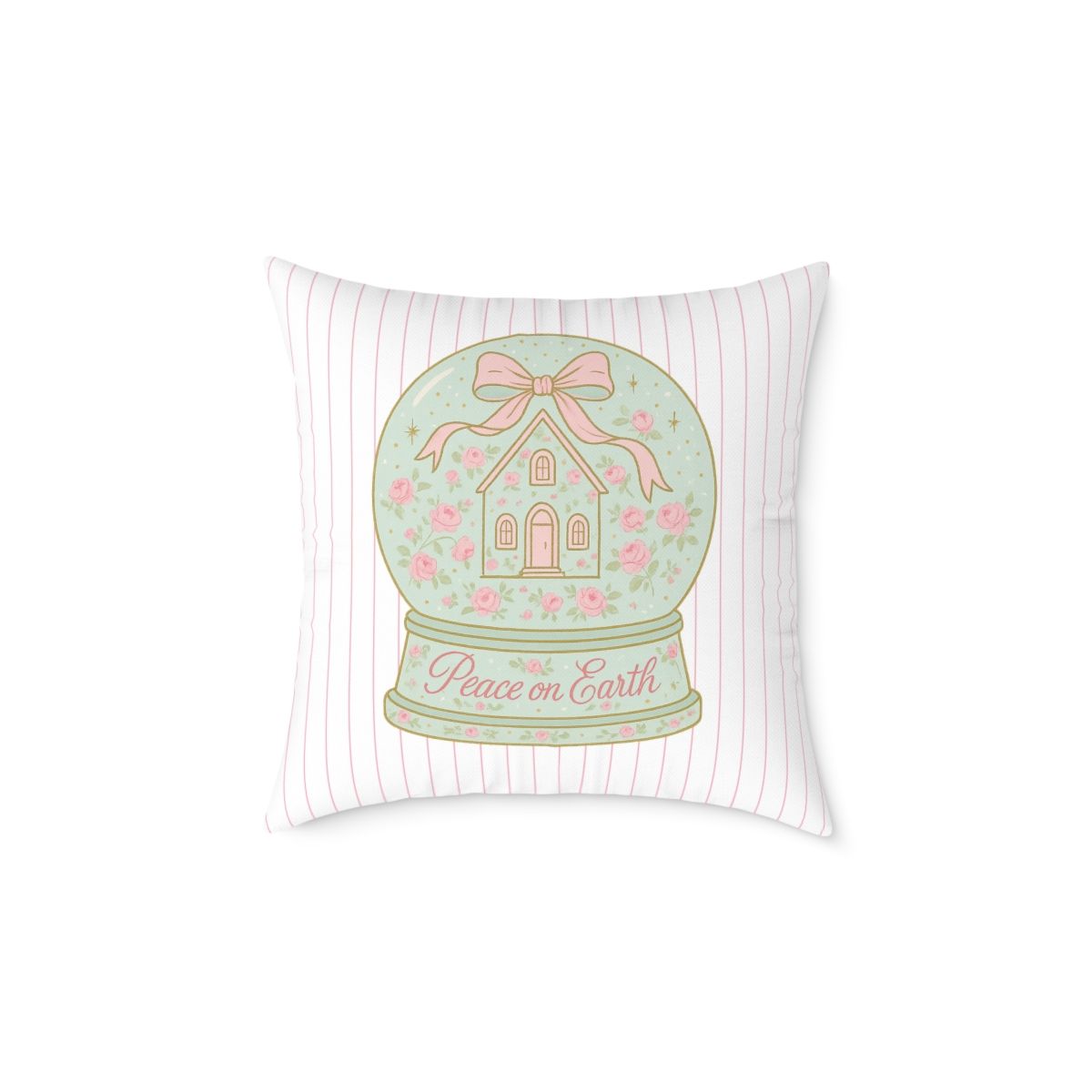 Snow Globe Pillow