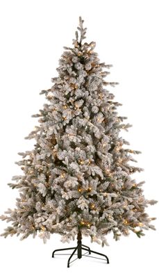 Pre-order - Grand Snowy Twinkle Tree 7.5Ft
